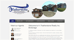 Desktop Screenshot of featherstonerealty.com